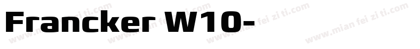 Francker W10字体转换